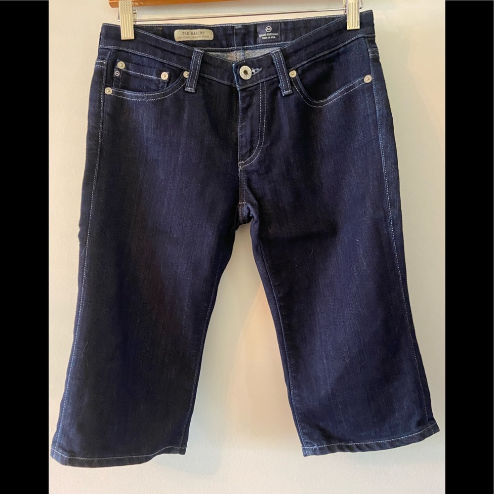 AG Adriano Goldschmied Malibu Bermuda Jean Shorts.